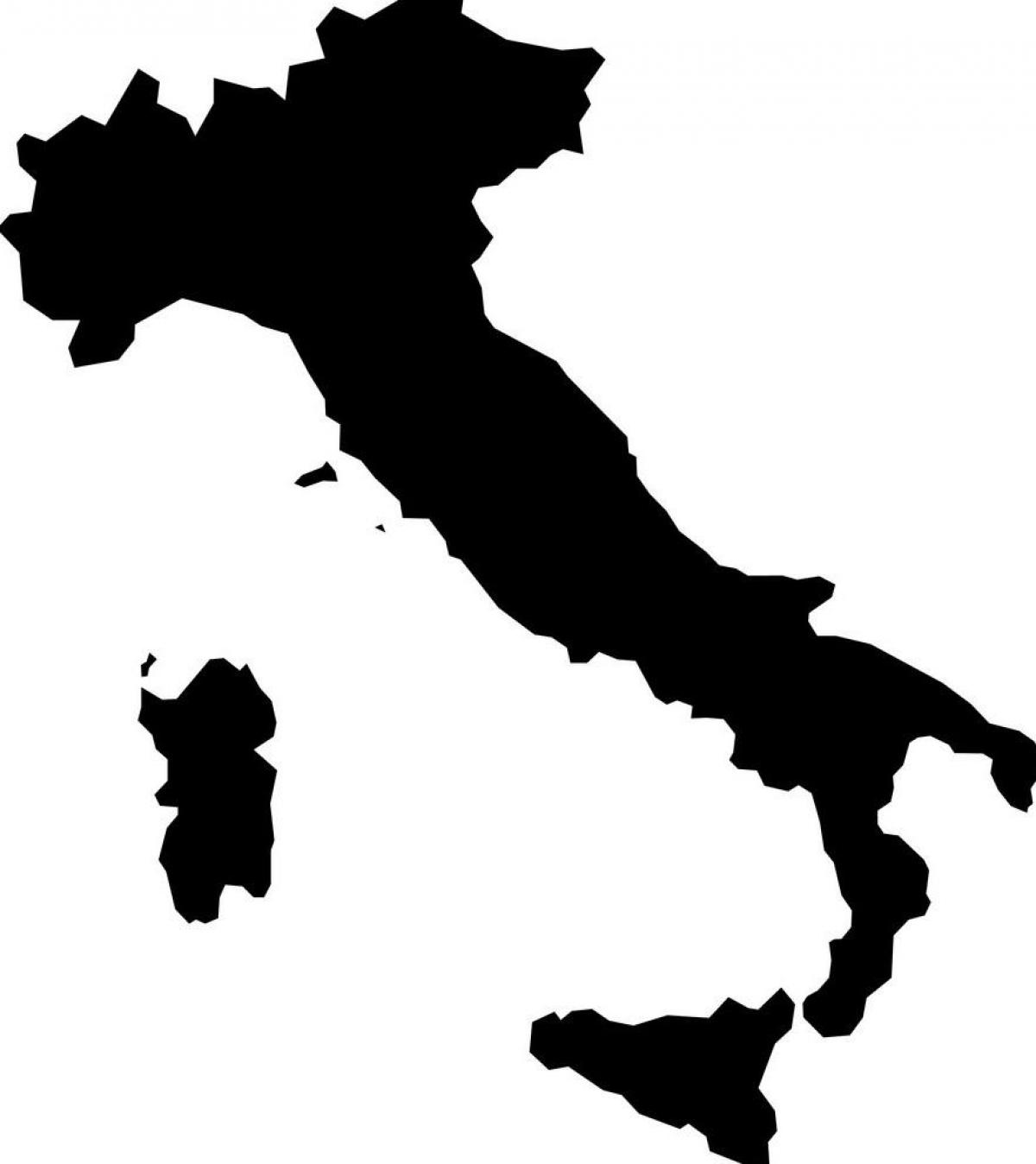 Vectorkaart van Italië